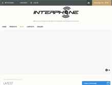 Tablet Screenshot of interphonewireless.com